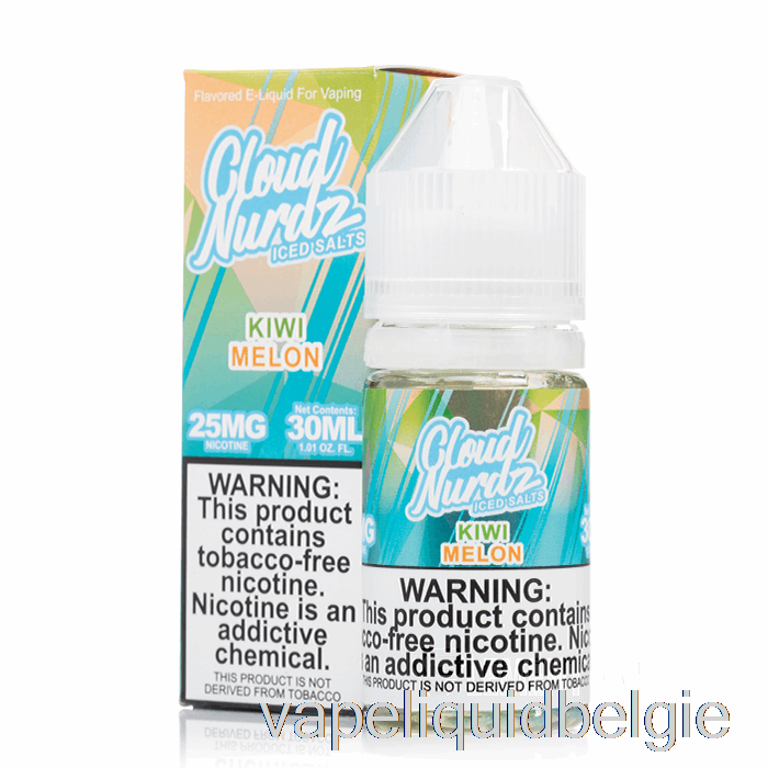 Vape België Ijskiwimeloen - Cloud Nurdz-zouten - 30ml 50mg